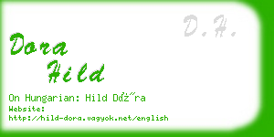 dora hild business card